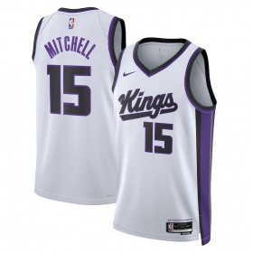 Dres Sacramento Kings Davion Mitchell Nike 2023-24 Association Edition Bijela Swingman